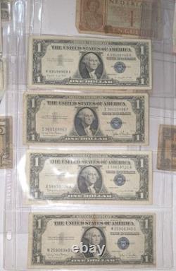 Massive Estate Collection Hoard 1400+ Coins 50+ Stamps Paper Money Proof Sets
