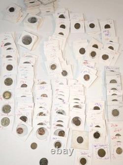 Massive Estate Collection Hoard 1400+ Coins 50+ Stamps Paper Money Proof Sets