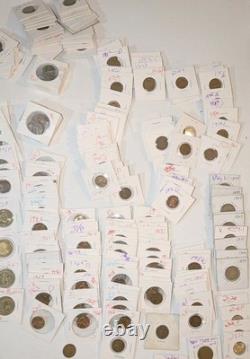 Massive Estate Collection Hoard 1400+ Coins 50+ Stamps Paper Money Proof Sets