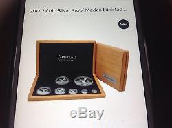 Mexico 2017 silver 7 coin Libertad silver proof set BOX/COA PRESALE SOLD OUT