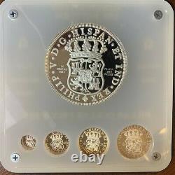 Mexico Pillar Dollar Proof Set Mint Master Die Pattern 999 Fine Silver