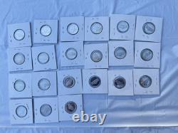 Mixed lot of proof coins halves, quarters, dimes, nickels, cents, 108 coins