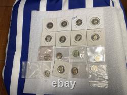 Mixed lot of proof coins halves, quarters, dimes, nickels, cents, 108 coins