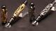 Montegrappa 1995 Silver And Gold Dragon Artist Proof Set 2 Fountain Pens