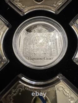 Monuments Of Odessa. Set of FIVE (5) Silver Proof Coins + Box & Certificate 2012