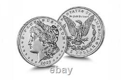 Morgan Peace Dollar 2023 Two Coin Reverse Proof Set New in Box SAN FRANCISCO (S)