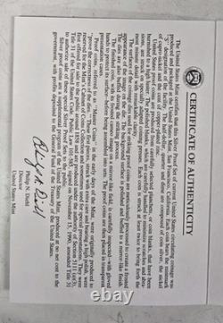 Ms0597sxscfo U. S. Mint 5 Coin Year 1997-s Premier Silver Proof Set Fresh All Ogp