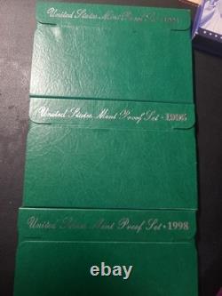 Multiple Year US Mint Proof Sets 7 Years