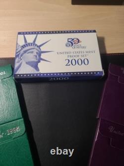 Multiple Year US Mint Proof Sets 7 Years