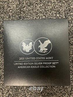 NEW 2021 US Mint Limited Edition Silver Proof Set American Eagle Collection