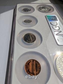 NGC Proof Presidential Series Brilliant Proof Set 1964-1971 90% Silver