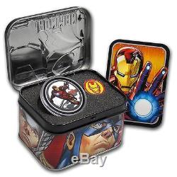 Niue 2014 $2 Marvel Comics The Avengers 4x 1 Oz Silver Proof Coin Set great Box