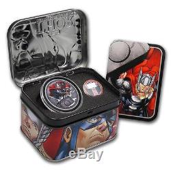 Niue 2014 $2 Marvel Comics The Avengers 4x 1 Oz Silver Proof Coin Set great Box