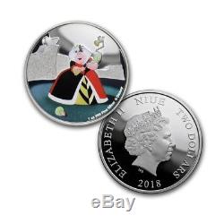 Niue -2018- Silver $2 Proof Coin Set- 4 x 1 OZ Alice in Wonderland