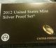 Official Us Mint 2012-s Silver 14-coin Silver Proof Set Silver