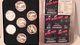 Original Set Of 7 Classic Star Trek 1 Oz. 999 Silver Coin- Proof- With Display