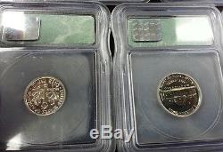 + PERFECT 1964 US 5 Coin PROOF SET Slabbed ALL GRADED PR70 withSilver Kennedy Half