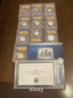 Pcgs 2022 United States Mint Women Silver Proof Set 10 Coins