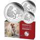 Perth Australia 2016 Year Of Monkey 3 Coin Pure Silver Proof Set Mintage 1,000