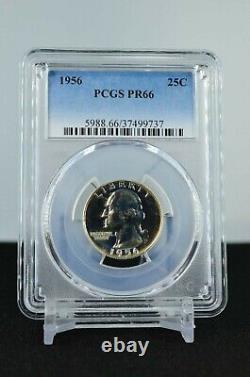 Pr66 1956 Pcgs Graded Proof Set Coins Rare Unc. Us P-mint Collectible Lot Pr66