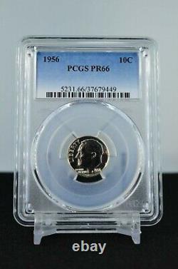 Pr66 1956 Pcgs Graded Proof Set Coins Rare Unc. Us P-mint Collectible Lot Pr66