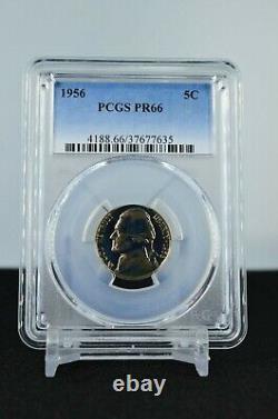 Pr66 1956 Pcgs Graded Proof Set Coins Rare Unc. Us P-mint Collectible Lot Pr66