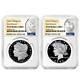 Presale 2024-s Proof $1 Morgan And Peace Silver Dollar 2pc Set Ngc Pf69uc E