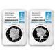 Presale 2024-s Proof $1 Morgan And Peace Silver Dollar 2pc Set Ngc Pf70uc F