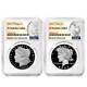 Presale 2024-s Proof $1 Morgan And Peace Silver Dollar 2pc Set Ngc Pf70uc M
