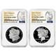 Presale 2025-s Proof $1 Morgan And Peace Silver Dollar 2pc Set Ngc Pf70uc F