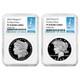 Presale 2025-s Proof $1 Morgan And Peace Silver Dollar 2pc Set Ngc Pf70uc F