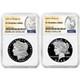 Presale 2025-s Proof $1 Morgan And Peace Silver Dollar 2pc Set Ngc Pf70uc M