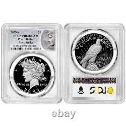 Presale 2025-S Proof $1 Morgan and Peace Silver Dollar 2pc Set PCGS PR69DCA