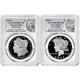 Presale 2025-s Proof $1 Morgan And Peace Silver Dollar 2pc Set Pcgs Pr70dca
