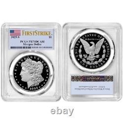 Presale 2025-S Proof $1 Morgan and Peace Silver Dollar 2pc Set PCGS PR70DCA