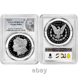 Presale 2025-S Proof $1 Morgan and Peace Silver Dollar 2pc Set PCGS PR70DCA