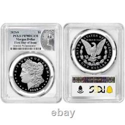 Presale 2025-S Proof $1 Morgan and Peace Silver Dollar 2pc Set PCGS PR70DCA
