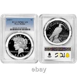 Presale 2025-S Proof $1 Morgan and Peace Silver Dollar 2pc Set PCGS PR70DCA