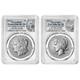Presale 2025-s Reverse Proof $1 Morgan And Peace Silver Dollar 2pc Set Pcgs