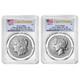 Presale 2025-s Reverse Proof $1 Morgan And Peace Silver Dollar 2pc Set Pcgs