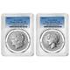 Presale 2025-s Reverse Proof $1 Morgan And Peace Silver Dollar 2pc Set Pcgs