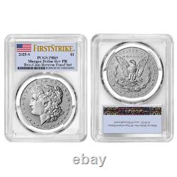 Presale 2025-S Reverse Proof $1 Morgan and Peace Silver Dollar 2pc Set PCGS