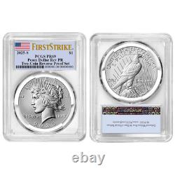 Presale 2025-S Reverse Proof $1 Morgan and Peace Silver Dollar 2pc Set PCGS