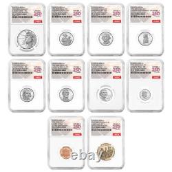 Presale 2026-S U. S. Silver Proof 10pc Set NGC PF70UC FDI American 250th