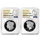 Presale 2pc Set 2024-s $1 Proof Morgan And Peace Silver Dollar Ngc Pf70uc
