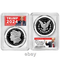 Presale 2pc Set 2024-S $1 Proof Morgan and Peace Silver Dollar PCGS PR69D