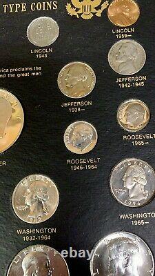 Priced 2 Sale U. S. 20th Century Type Coin Set, Ike 40% Silver Proof, Nice Morgan