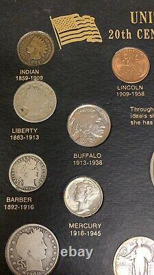 Priced 2 Sale U. S. 20th Century Type Coin Set, Ike 40% Silver Proof, Nice Morgan