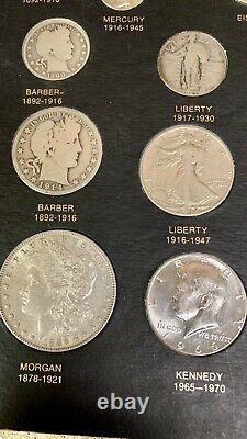 Priced 2 Sale U. S. 20th Century Type Coin Set, Ike 40% Silver Proof, Nice Morgan