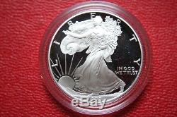 Proof 1995 W American Silver Eagle from Anniversary Set